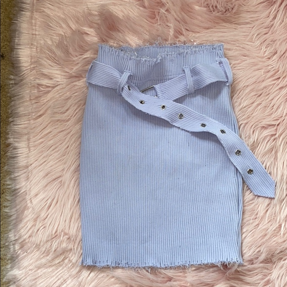 Belt Purple Skirt